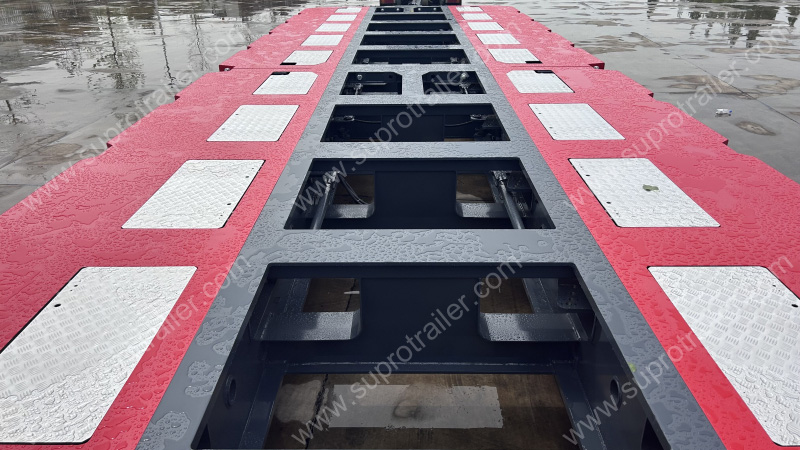 Split Hydraulic modular trailer