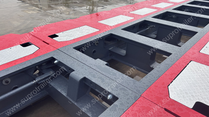 Split Hydraulic modular trailer