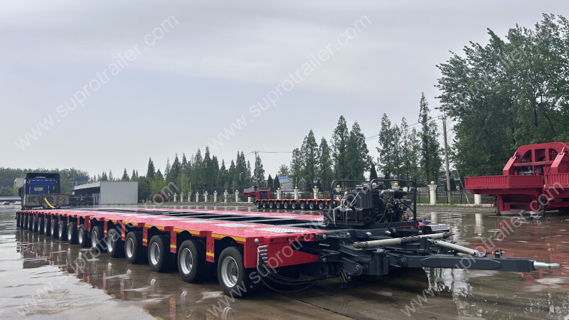 Split Hydraulic modular trailer