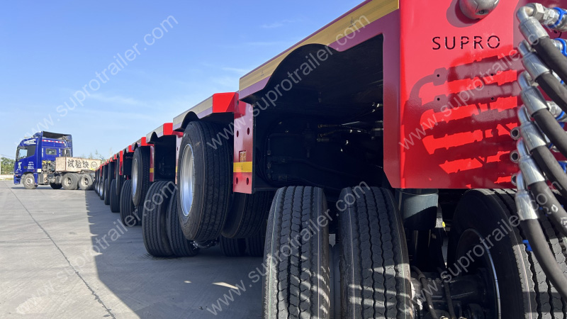 Split Hydraulic modular trailer