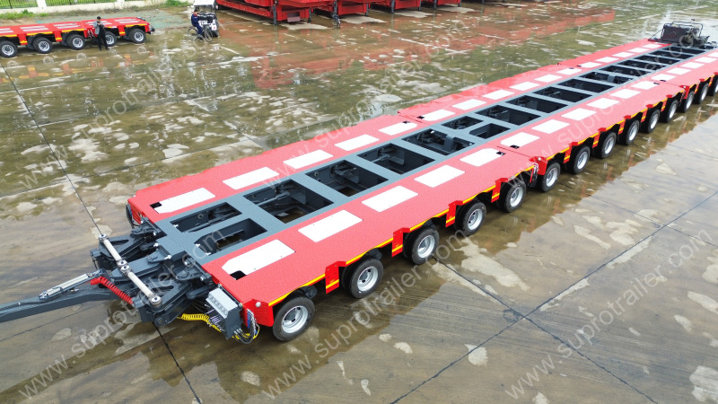 Split Hydraulic modular trailer