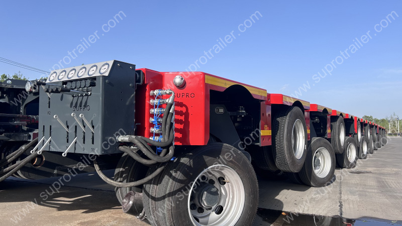 Split Hydraulic modular trailer