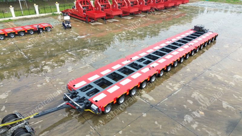 Split Hydraulic modular trailer