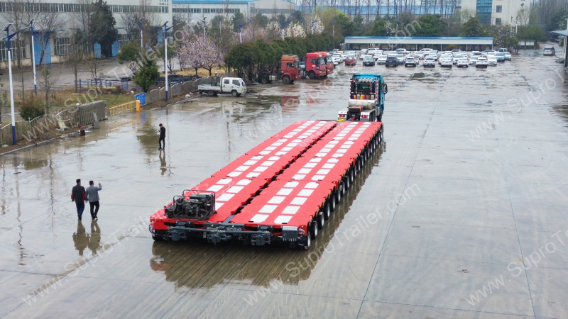 4 files hydraulic modular trailer