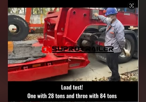Heavy Load Tested: Trailer Handles 84 Tons with Ease