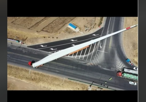 Precision Maneuvering of 110-Meter Wind Turbine Blades