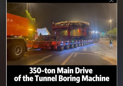 The 350-Ton Powerhouse: Driving Through Mountains with Precision