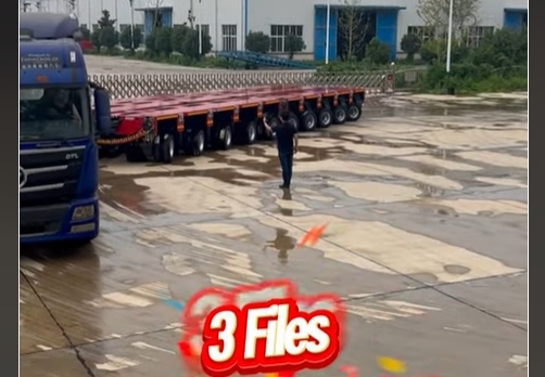 Modular Multi-Axle Trailer for Heavy Transport
