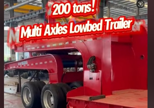 Custom 200-Ton Low Bed Trailer: Built to Your Specs