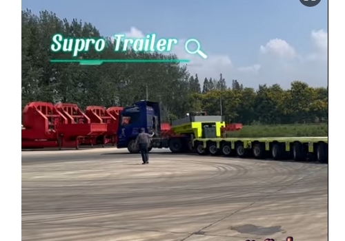 Customers Love Supro's Hydraulic Modular Trailer!