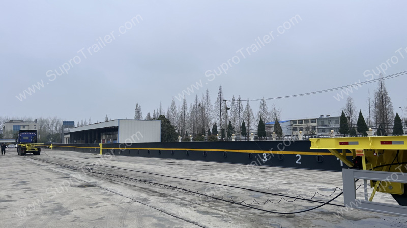 Blade Transport Extendable Trailer - Automatic Steering