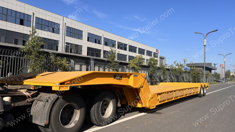 Folding Gooseneck Low Bed Trailer