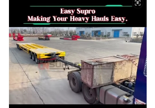 Supro Trailer’s High-End Hydraulic Modular Vehicle: Quality and Power Combined