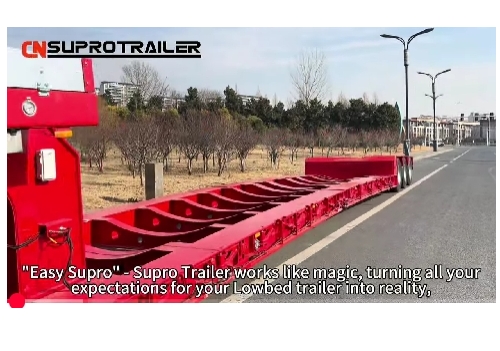 Transform Your Transport with Supro’s Adjustable Lowbed Trailer