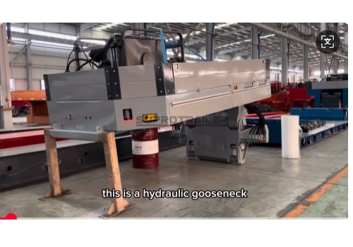 Innovative Hydraulic Gooseneck Heads to Europe for Heavy Transport