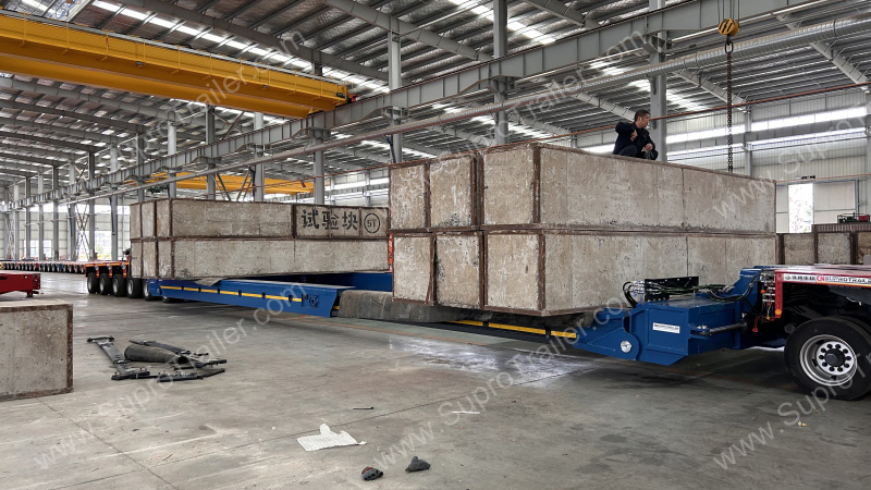 extendable vessel bridge of Goldhofer THP/SL