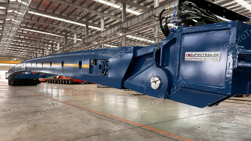 combined length vessel bridge of Goldhofer THP/SL