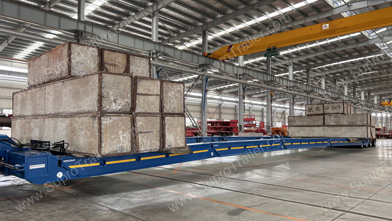combined length vessel bridge of Goldhofer THP/SL