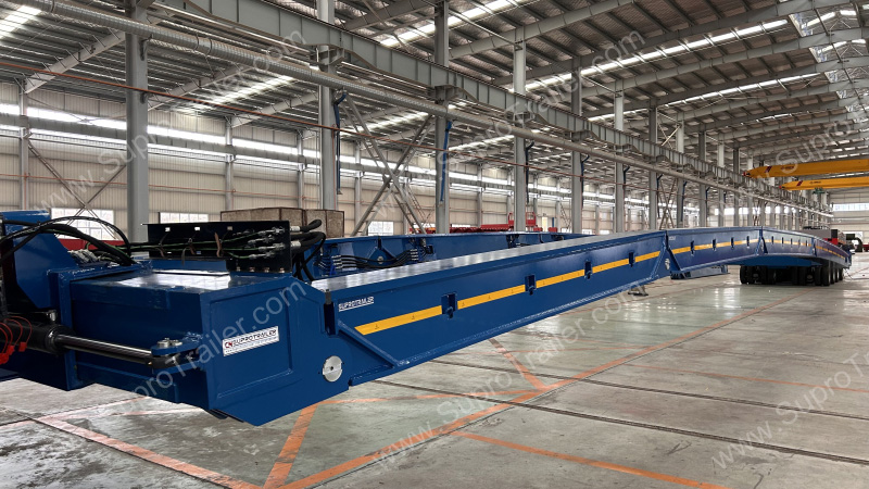 combined length vessel bridge of Goldhofer THP/SL