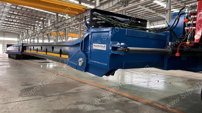 extendable vessel bridge of Goldhofer THP/SL