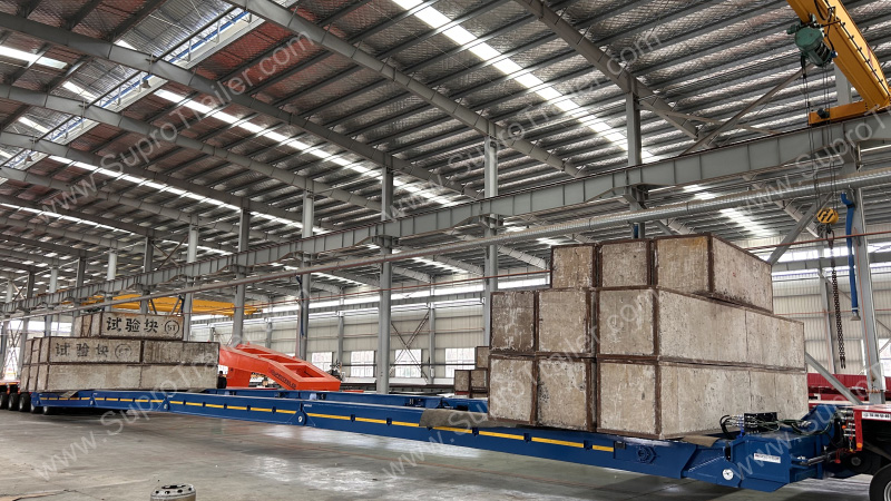 combined length vessel bridge of Goldhofer THP/SL