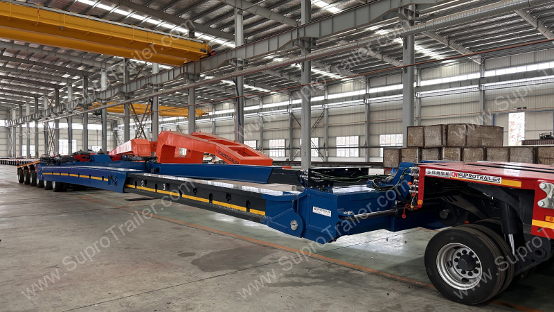 extendable vessel bridge of Goldhofer THP/SL