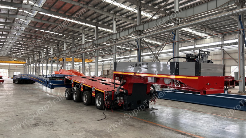 combined length vessel bridge of Goldhofer THP/SL