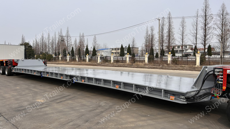 split drop deck bed for Goldhofer THP/SL