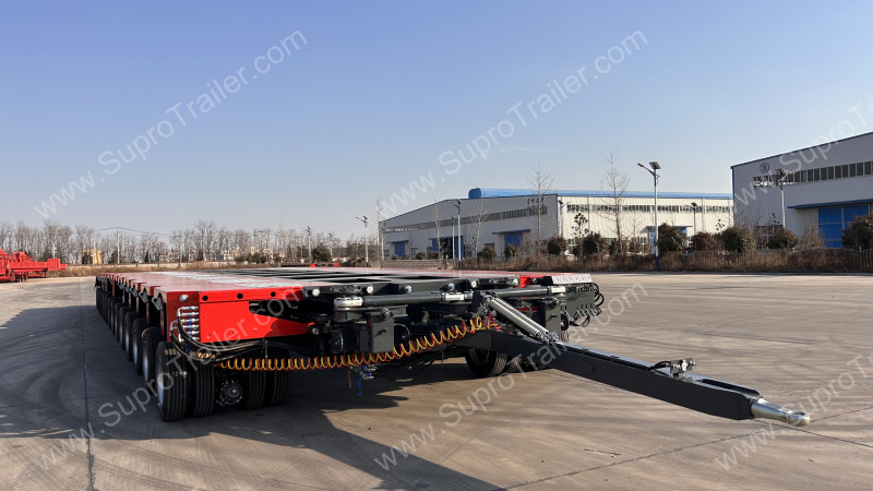 Split hydraulic modular trailer with Middle Spacer