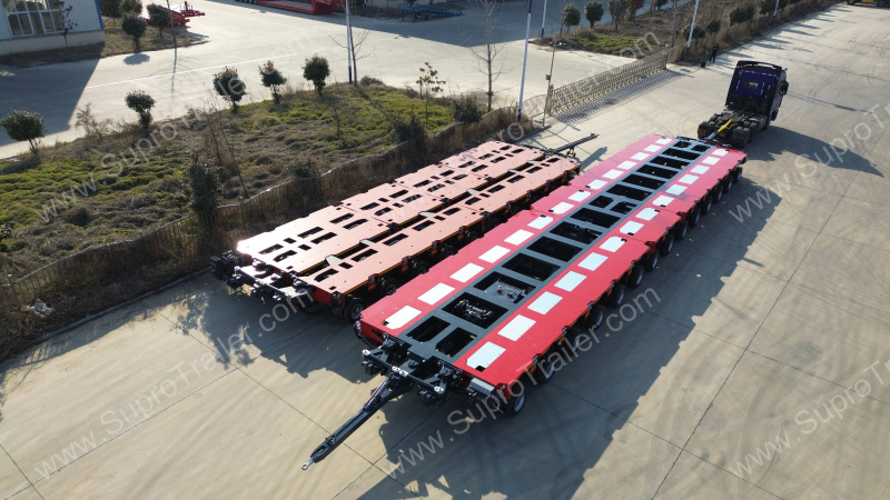 3 files hydraulic modular trailer
