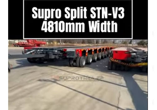 Same Width, Smarter Design: Supro's Innovative Hydraulic Modular Trailers