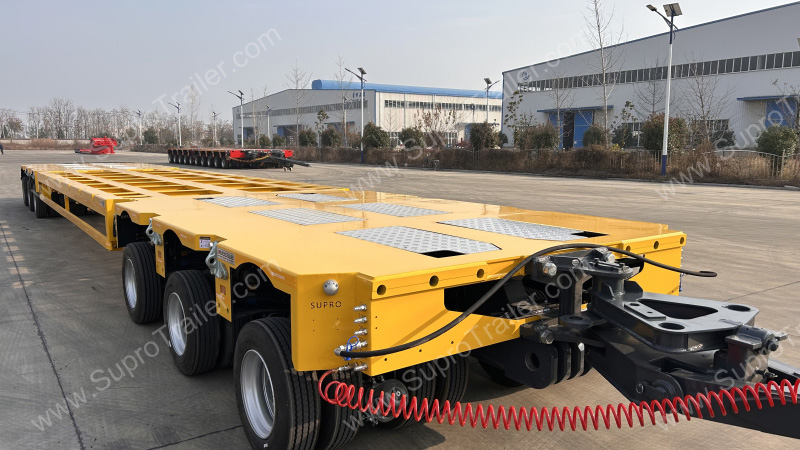 Spacer with Hydraulic modular trailer and drawbar