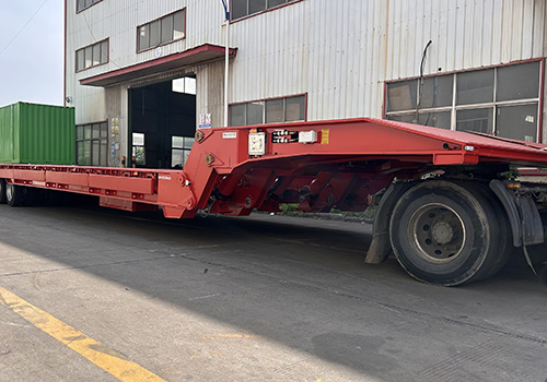 Folding Gooseneck Lowbed Trailer - Spanish