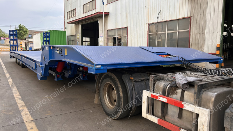 Supro Folding Gooseneck Low Bed Trailer