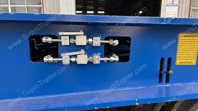 Supro Folding Gooseneck Low Bed Trailer