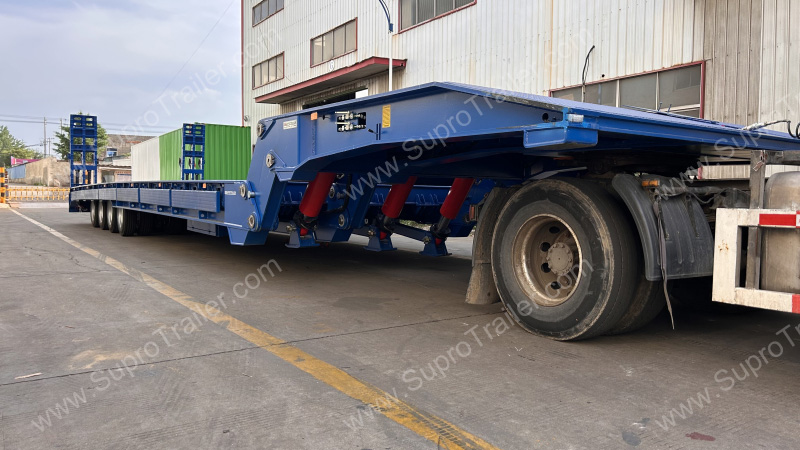 Supro Folding Gooseneck Low Bed Trailer