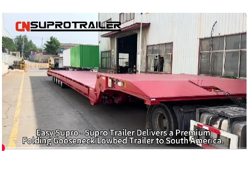 SuproTrailer Moves a 113.7-Ton D11 with Just 4.5m of Contact
