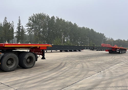 5 Axles, 70 Tons and 40m Girder Extendable Trailer