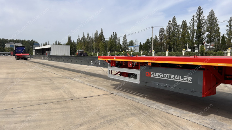 windmill blade extendable trailer