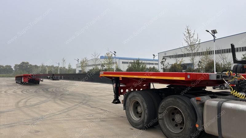 5 Axles&70 Tons Girder Extendable Trailer