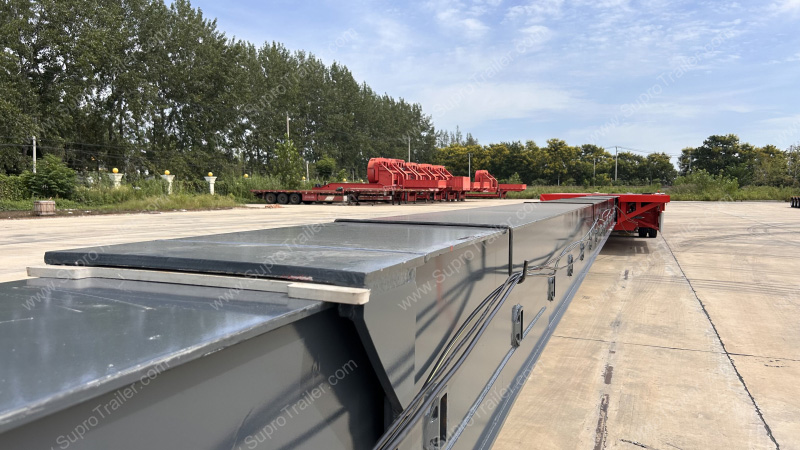 windmill blade extendable trailer