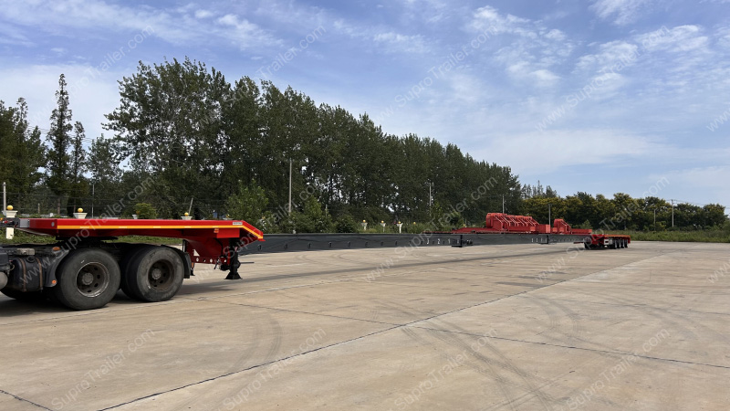 windmill blade extendable trailer