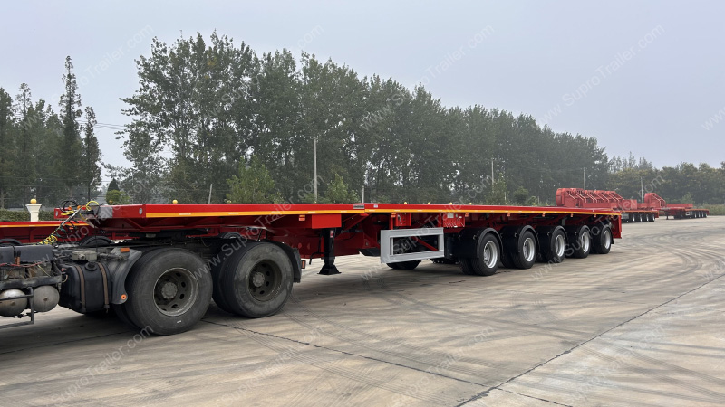 5 Axles&70 Tons Girder Extendable Trailer