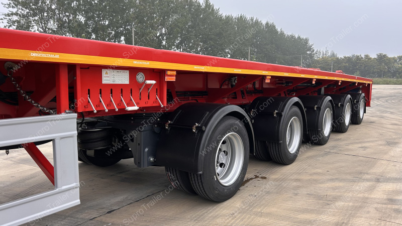 5 Axles&70 Tons Girder Extendable Trailer