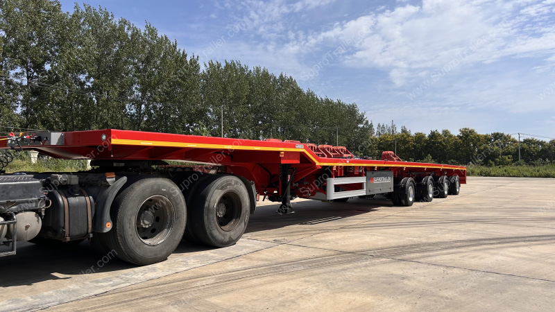 windmill blade extendable trailer