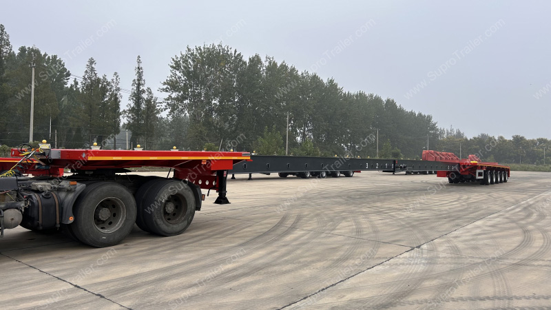 5 Axles&70 Tons Girder Extendable Trailer