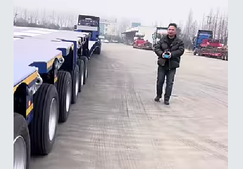 SuproTrailer Remote Steering Control in Real Operation