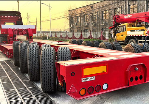 Hydraulic Rods Steering&Detachable Gooseneck Trailer