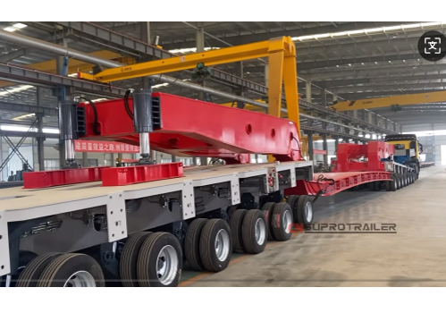 SuproTrailer: Unveiling the 350-Ton Drop Deck Bed