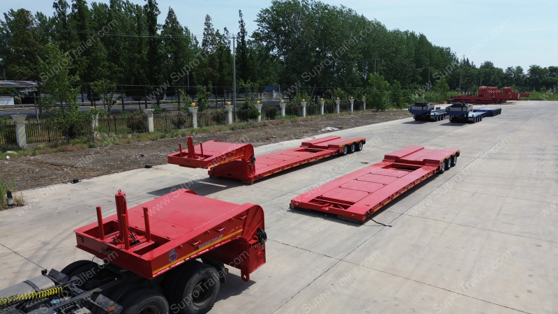 detachable gooseneck lowbed trailer